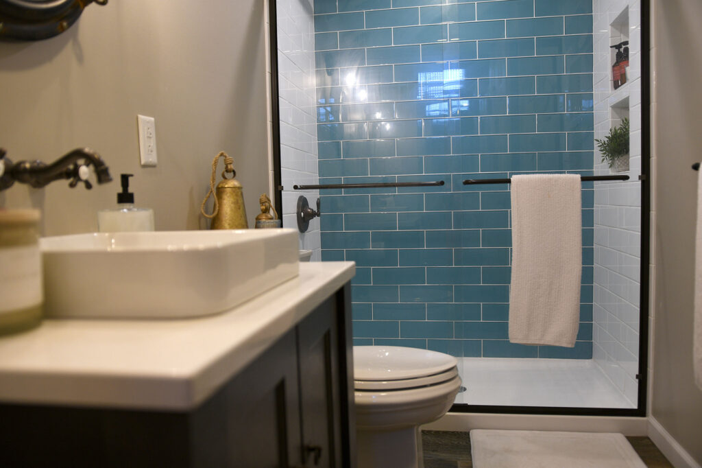 modern full bathroom remodel